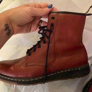 Cherry Red Doc Martens Size 9